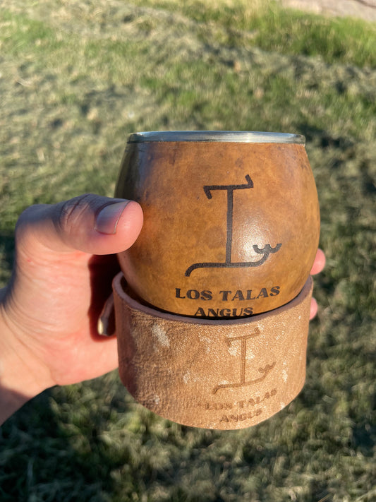 Mate boquilla chata de alpaca