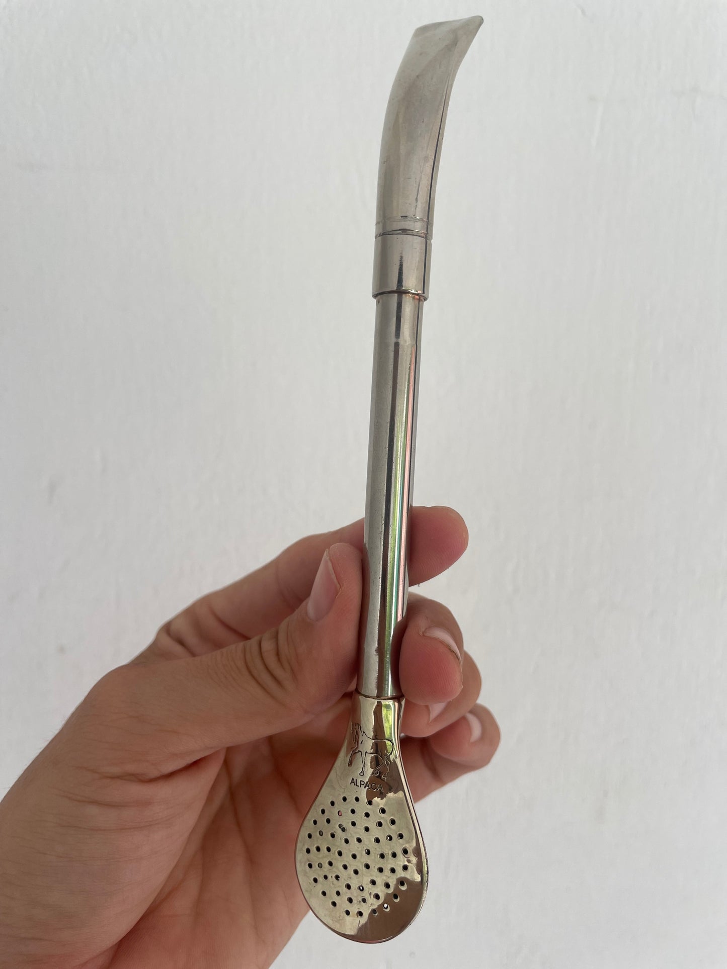 Bombillón de alpaca