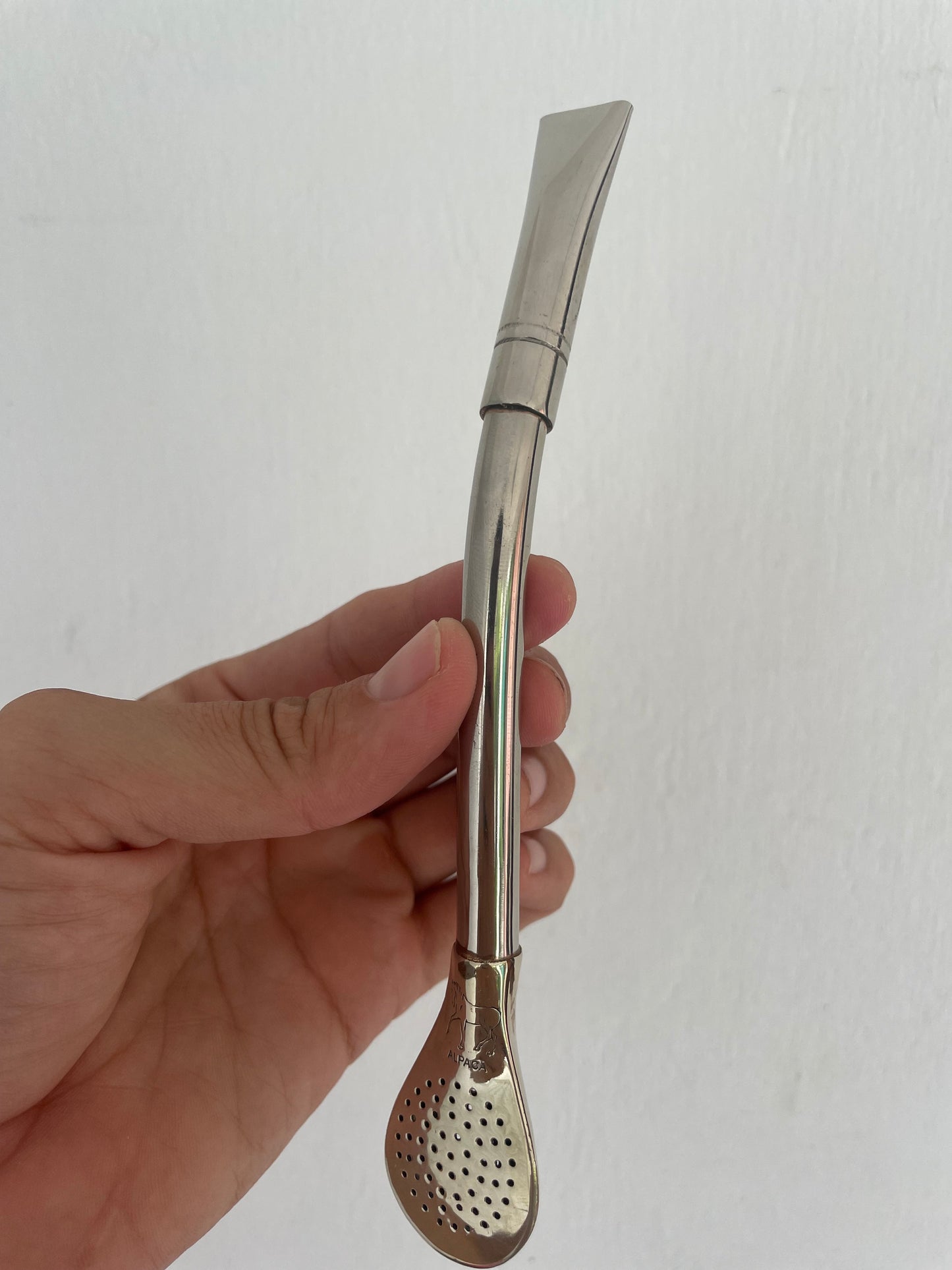 Bombillón de alpaca