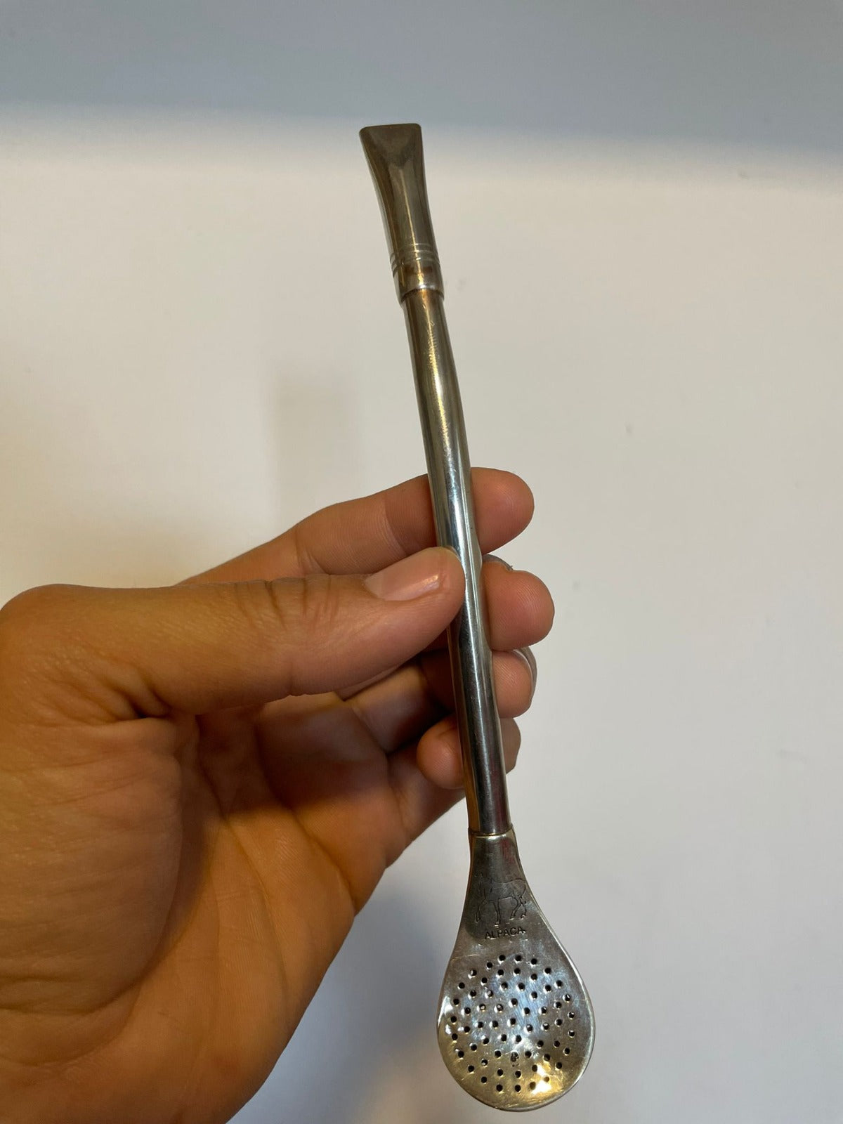 Bombilla de alpaca