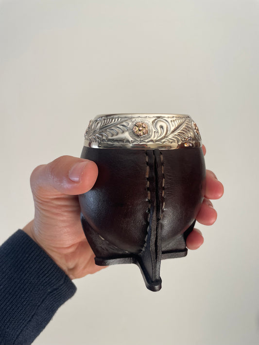 Mate Campero plata y oro