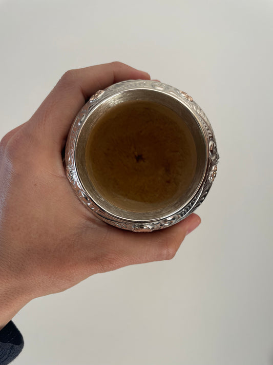 Mate Campero plata y oro